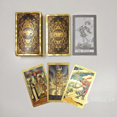 Gold Foil Tarot Card, 78 cards with Box