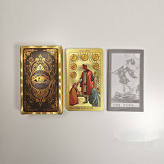 Gold Foil Tarot Card, 78 cards with Box