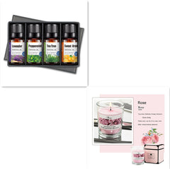 Set de 4 aceites esenciales para masajes