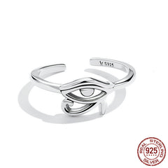 Silver Eye Of Horus Ring