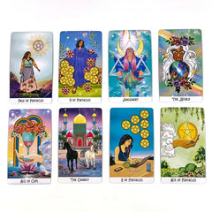 Cartas del Tarot Alma Mística (versión en inglés) de la baraja de adivinación para elevar la energía del lector, juego de fiesta familiar.