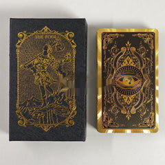 Gold Foil Tarot Card, 78 cards with Box
