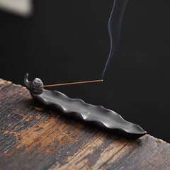 Lotus Root Incense Holder, Ceramic Incense Burner