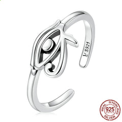 Silver Eye Of Horus Ring
