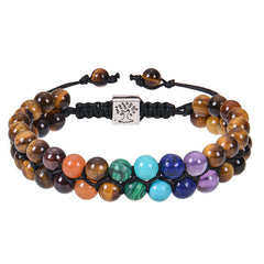Chakra Stone Beaded Bracelet