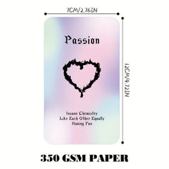 54 Sheets/Box Oracle Cards: Perfect Tarot Deck for Beginners, Twin Flame Tarot Cards with Meanings Included!