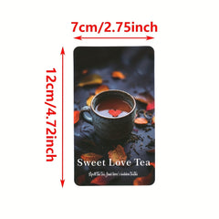 Beginner's Love Tarot Deck - 78 Keyword Oracle Cards, Easy-to-Read, Mixed Colors, 4.72" x 2.75"