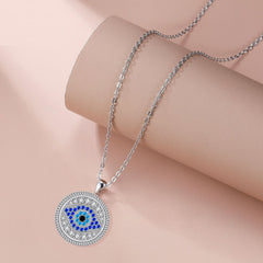 Eye Devil's Eye Pendant Vintage Necklace Women's Jewelry