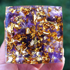 Orgone Pyramid – Tiger Eye Crystal Reiki Chakra Healing