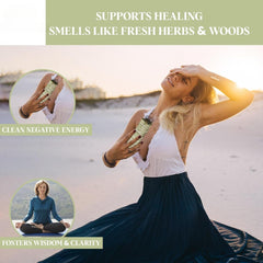 5Pcs 4 Inch Eucalyptus, Large Sage Incense