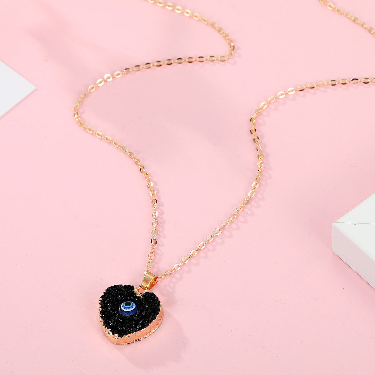 Personalized Eye Pendant Resin Necklace