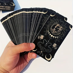 Spirit Animal Oracle Cards - 54-Card Deck for Beginners, Ant Persverance as the Message, Fortune Telling & Divination Game with Illustrated Guide