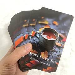 Beginner's Love Tarot Deck - 78 Keyword Oracle Cards, Easy-to-Read, Mixed Colors, 4.72" x 2.75"