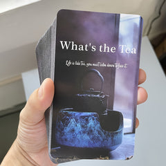 What Is The Tea Oracle Cards Fortune Telling Prophecy Divination 80-cards English Version Tarot Deck in Box