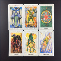 THOTH Tarot Cards Unlock Your Inner Wisdom With It QR Guidebook Board Game For Beginners