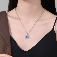 Eye Devil's Eye Pendant Vintage Necklace Women's Jewelry