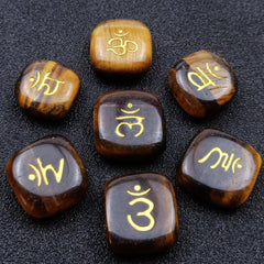 SEVEN CHAKRAS Chakra Symbol Mystic Stone Yoga