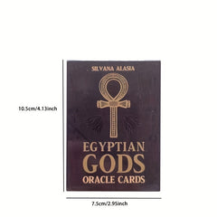 Egyptian Gods Oracle Cards Divination Board Game Tarot Cards