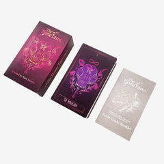 The Bone Tarot Deck  Big Size 12x7cm Contains 78 Cards With Paper Guidebook English Edition Board Games Playing Cards Gift