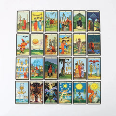 Metal Box Gilded Edition Back Tarot Cards Deck With Paper Guidebook English Vision Classical Party Board Game Holiday Games