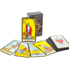 Black Classic Tarot, 78 Pcs Card AND BOOKLET