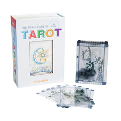 ‌Transparent Tarot Cards Divination Tool, Collectible Layered Deck, Unique Design