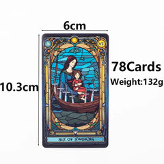 Stained Glass Tarot A 78-Card Deck