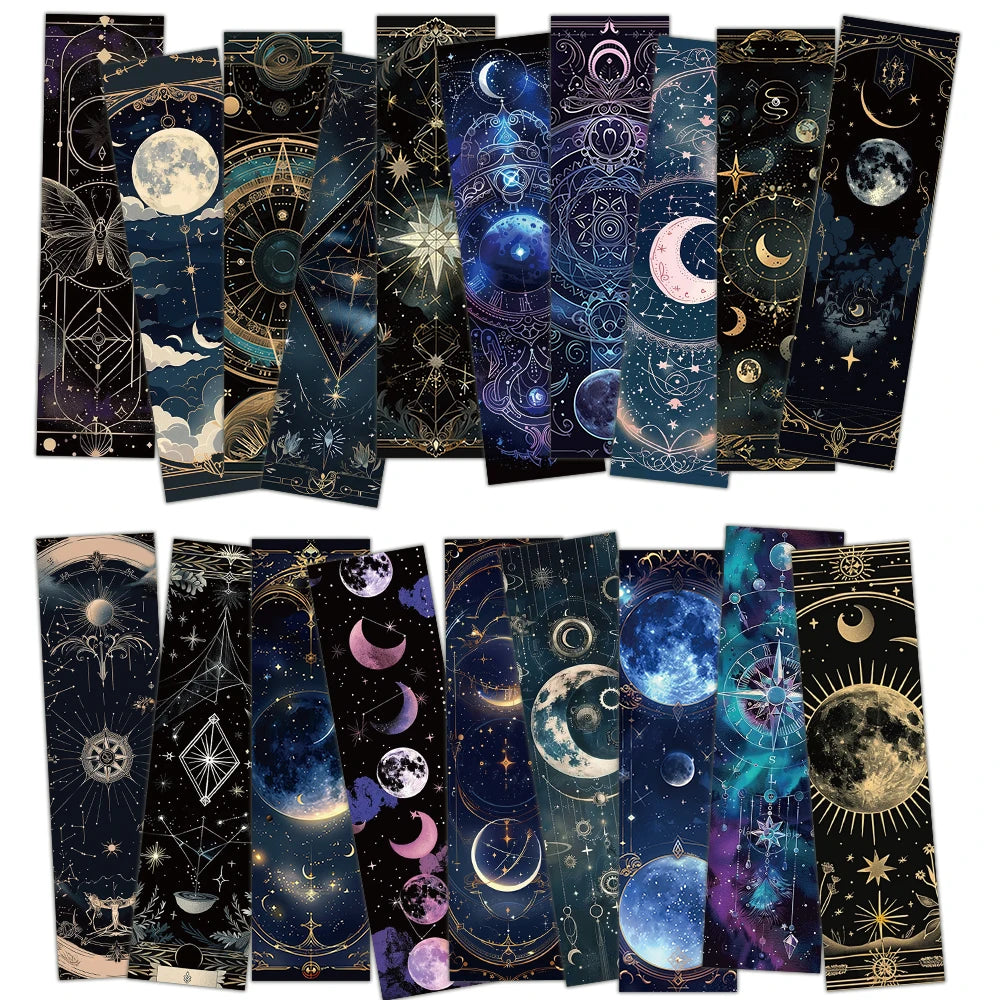 30/60PCS Tarot Secret Books, Annotated Bookmarks
