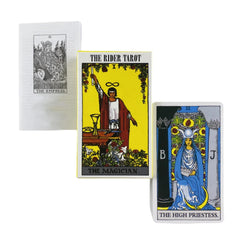 The Rider Tarot Cards With Paper Guidebook