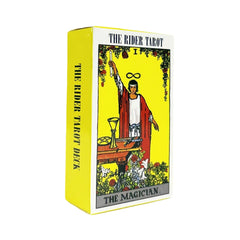 The Rider Tarot Cards With Paper Guidebook for Divination Personal Use English Version Oracles Deck for Women Girls Board Game
