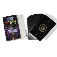 78pcs Cards Moon Compass Tarot Deck Tarot Cards Intelligence Modern Lines Of The Traditional Spirit Party Board Game Oracle Card