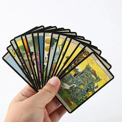 Metal Box Gilded Edition Back Tarot Cards Deck With Paper Guidebook English Vision Classical Party Board Game Holiday Games