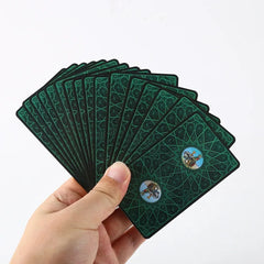 Metal Box Gilded Edition Back Tarot Cards Deck With Paper Guidebook English Vision Classical Party Board Game Holiday Games
