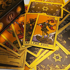 Vintage Tarot Cards Deck with Guidebook