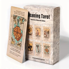 1 Box of Meaning Tarot Card ,Antiqued Tarot Deck, 78 Cards