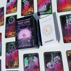 Classic Colorful Tarot Cards, 78 card Deck, w/Guidebook