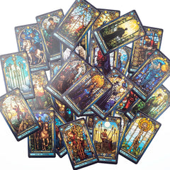 Stained Glass Tarot A 78-Card Deck