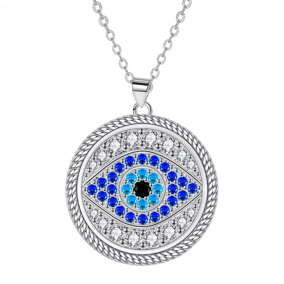 Eye Devil's Eye Pendant Vintage Necklace Women's Jewelry