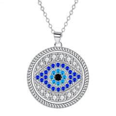 Eye Devil's Eye Pendant Vintage Necklace Women's Jewelry