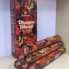 20pcs/Box Premium Incense Sticks, Dragon's Blood Money Drawing Bamboo Home Fragrance For Meditation, Yoga, Negative Energy Cleansing, Home And Office Decor