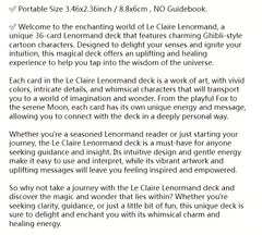 Le-Claire Lenormand Deck Card, Party Fortune Telling Game, Pocket Size Divination Oracle Cards, 36-Cards