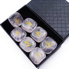 SEVEN CHAKRAS Chakra Symbol Mystic Stone Yoga