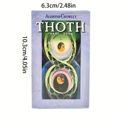 THOTH Tarot Cards Unlock Your Inner Wisdom With It QR Guidebook Board Game For Beginners