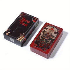 Horror Tarot Cards English  Fun Deck Table Divination Fate Board Games, gaming gift