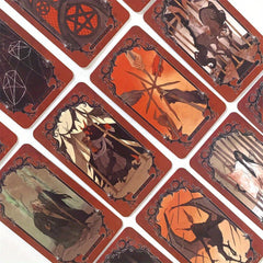 Horror Tarot Cards English  Fun Deck Table Divination Fate Board Games, gaming gift
