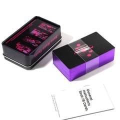 Neon Moon Tarot Deck In A Tin Metal Box Box Tarot Cards For Fate Divination Board Game Tarot And A Variety Of Tarot Options