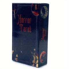 Horror Tarot Cards English  Fun Deck Table Divination Fate Board Games, gaming gift