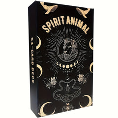 Spirit Animal Oracle Cards - 54-Card Deck for Beginners, Ant Persverance as the Message, Fortune Telling & Divination Game with Illustrated Guide