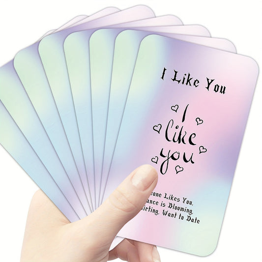 54 Sheets/Box Oracle Cards: Perfect Tarot Deck for Beginners, Twin Flame Tarot Cards with Meanings Included!