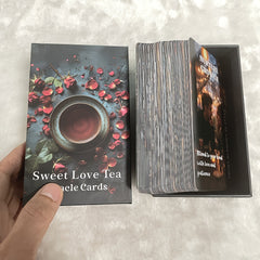 Beginner's Love Tarot Deck - 78 Keyword Oracle Cards, Easy-to-Read, Mixed Colors, 4.72" x 2.75"